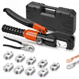 Irondelic Hydraulische Crimpzange Set – Professionelle Kabelverbindungen von 4–50 mm² - Irondelic