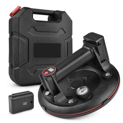 Irondelic Akku Vakuumsauger 300kg – Elektrischer Glasheber & Fliesenheber mit LED, USB-C & Transportbox