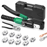 Irondelic Hydraulische Crimpzange 4–50 mm² – Professionelle Kabelverbindungen mit maximaler Presskraft - Irondelic