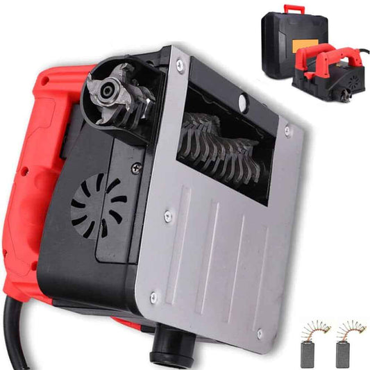 Irondelic 1600W Sanierungsfräse Set | Putzfräse & Wandfräse mit 155mm Fräsbreite | Universal-Betonfräse für Randloses Arbeiten im Koffer