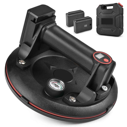 Irondelic Elektrischer Vakuumsauger 300kg – Akku Glasheber & Fliesenheber mit Drucksensor, USB-C & 2 Akkus