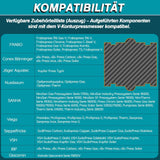 Irondelic 5-tlg. V/M-Kontur Pressbacken Set 12-28mm | Chromstahl 40 Crimpbacken 48-55 HRC | Universal Presszangen-Einsätze für Kupfer & Edelstahl - Irondelic