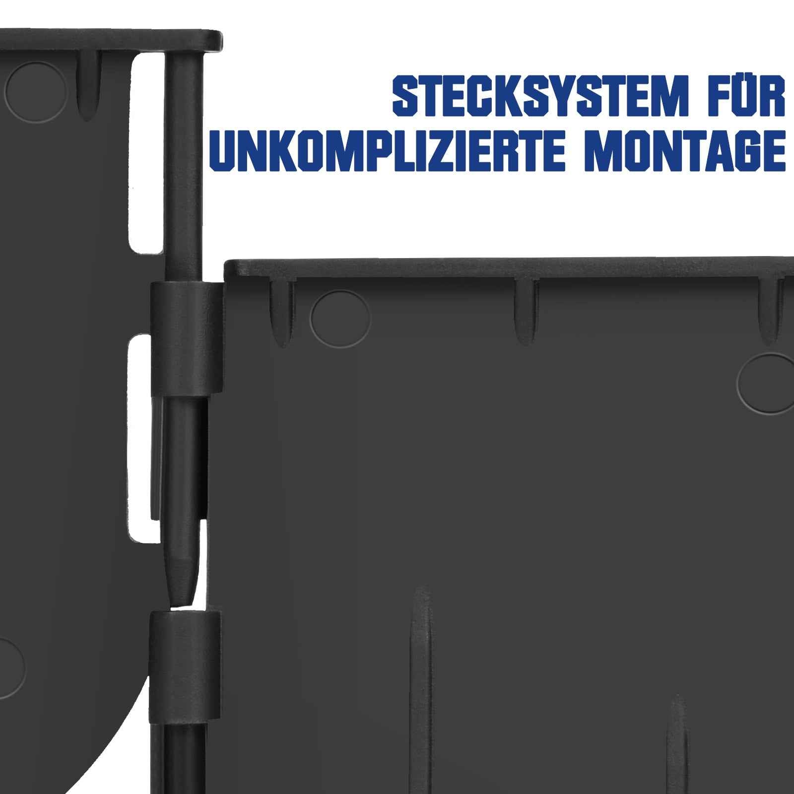 Irondelic Rasenkante PA66 GF30 26,7m Set | Flexible Pflasterkante XXL | Bruchfeste Beeteinfassung wetterfest 180-teilig
