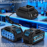 Irondelic Akku Freischneider 18V 1380W mit 2 Akkus – Bürstenlose Motorsense, Kompatibler Rasentrimmer, Multifunktionaler Unkrautentferner mit Sägeblatt & Messer - Irondelic